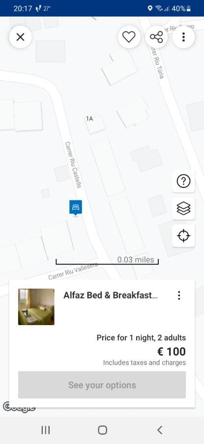 Alfaz Bed & Breakfast 알파스델피 외부 사진
